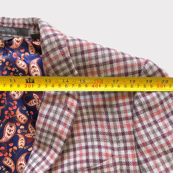 Oversized Italian Wool Silk and Linen Blazer Women’s Large - Picture 7 of 10